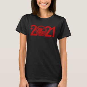 2021 Jahr des chinesischen Neujahrs des Ox Zodiac T-Shirt