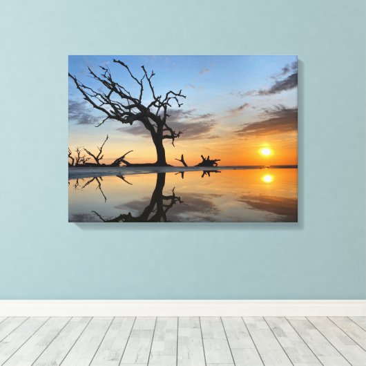 2021 jekyll Insel Sonnenaufgang #4 Leinwand (Insitu (Holzboden))
