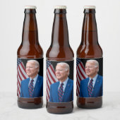 2021 Joe Biden US-Präsident Portrait Bierflaschenetikett (Flaschen)