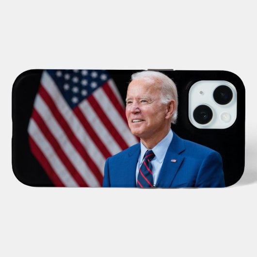 2021 Joe Biden US-Präsident Portrait Case-Mate iPhone Hülle (Rückseite (Horizontal))