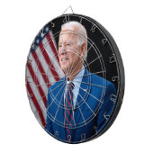 2021 Joe Biden US-Präsident Portrait Dartscheibe (Vorderseite rechts)
