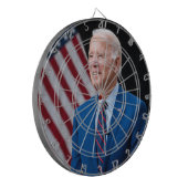 2021 Joe Biden US-Präsident Portrait Dartscheibe (Vorderseite Links)
