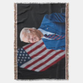 2021 Joe Biden US-Präsident Portrait Decke (Vorderseite Vertikal)