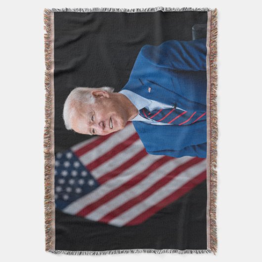 2021 Joe Biden US-Präsident Portrait Decke (Vorderseite Vertikal)
