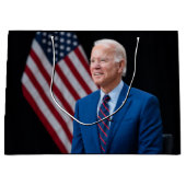 2021 Joe Biden US-Präsident Portrait Große Geschenktüte (Vorderseite)