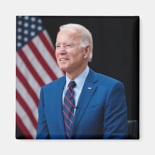 2021 Joe Biden US-Präsident Portrait Magnet (Vorne)