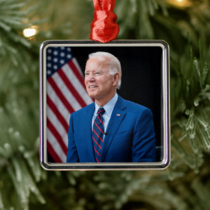 2021 Joe Biden US-Präsident Portrait Ornament Aus Metall