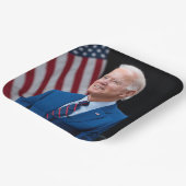 2021 Joe Biden US-Präsident Portrait Pappteller (Gewinkelt)