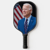 2021 Joe Biden US-Präsident Portrait Pickleball Schläger (Vorderseite)