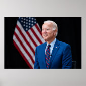 2021 Joe Biden US-Präsident Portrait Poster (Vorne)