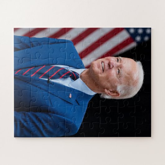 2021 Joe Biden US-Präsident Portrait Puzzle (Horizontal)