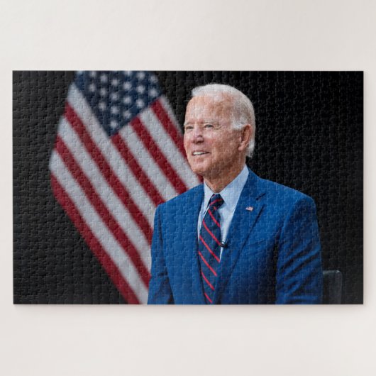2021 Joe Biden US-Präsident Portrait Puzzle (Horizontal)