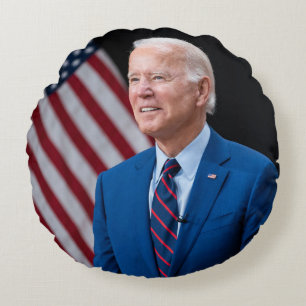 2021 Joe Biden US-Präsident Portrait Rundes Kissen