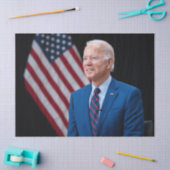2021 Joe Biden US-Präsident Portrait Seidenpapier (Basteln)