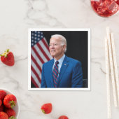 2021 Joe Biden US-Präsident Portrait Serviette (Beispiel)