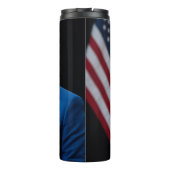 2021 Joe Biden US-Präsident Portrait Thermosbecher (Rückseite)