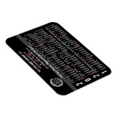 2021 Kalender Benutzerdefinierter Firmenlogo Name  Magnet (Rechte Seite)