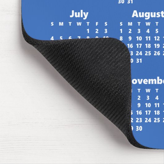 2021 Kalender Custom Color Modern Mousepad (Ecke)