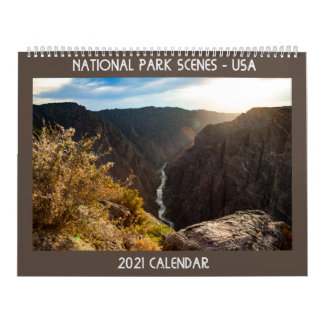 2021 Kalender der Szenen des Nationalparks