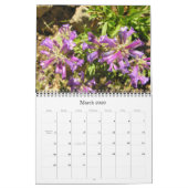2021 Kalender der Wildblume Sierra Mountain (Mär 2026)