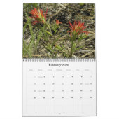 2021 Kalender der Wildblume Sierra Mountain (Feb 2026)