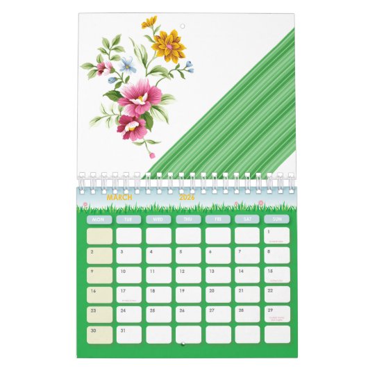 2021 Kalender farbenfroh (Mär 2026)