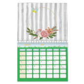 2021 Kalender Farbenfrohe Streifen Opossum (Mär 2027)