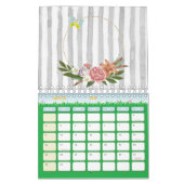 2021 Kalender Farbenfrohe Streifen Opossum (Mär 2026)