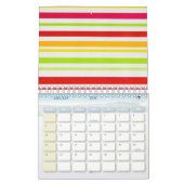 2021 Kalender Farbenfrohe Streifen Opossum (Jan 2026)