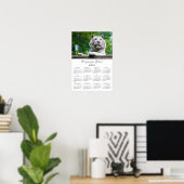 2021 Kalender - Foto mit dem benutzerdefinierten w Poster (Heimbüro)
