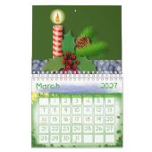 2021 Kalender Frohe Weihnachten (Mär 2027)