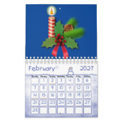 2021 Kalender Frohe Weihnachten (Feb 2027)