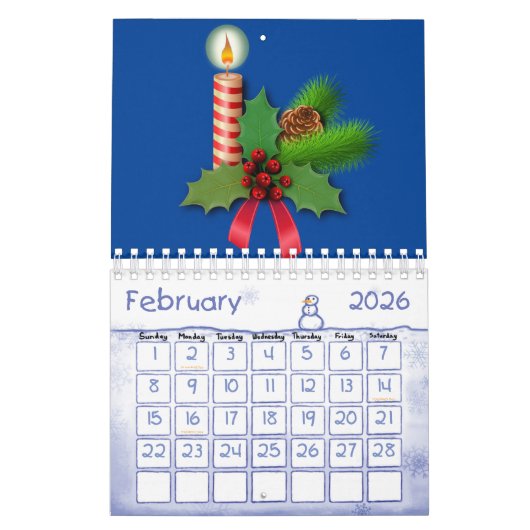 2021 Kalender Frohe Weihnachten (Feb 2026)