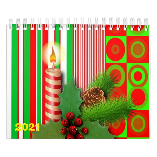 2021 Kalender Frohe Weihnachten (Titelbild)