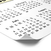 2021 Kalenderprojektmanagement Poster (Ecke)