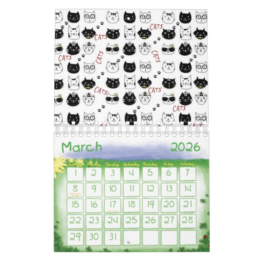 2021 Kätzchen Kalender (Mär 2026)