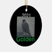 2021 Keramik Circle Ornament Golden (Rechts)