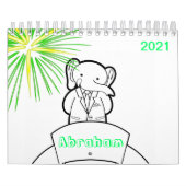 2021 Kinderfarbenbuch-Kalender Kalender (Titelbild)