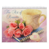 2021 Kunst der Romantik Blumenkalender Kalender (Titelbild)