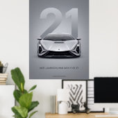 2021 Lamborghini Sián FKP 37 Poster (Heimbüro)