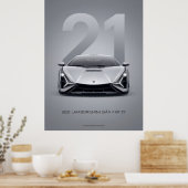 2021 Lamborghini Sián FKP 37 Poster (Küche)