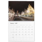 2021 Landschaftlicher Mauerkalender mit eingefrore Kalender (Feb 2027)