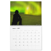2021 Landschaftlicher Mauerkalender mit eingefrore Kalender (Mär 2027)