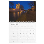 2021 Landschaftlicher Mauerkalender mit eingefrore Kalender (Jan 2027)