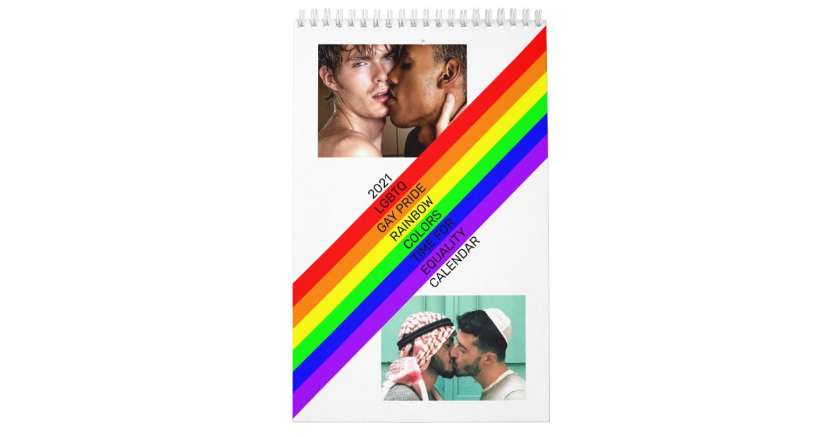 2021 LGBTQ Gay Pride Rainbow Colors Calendar Kalender ...
