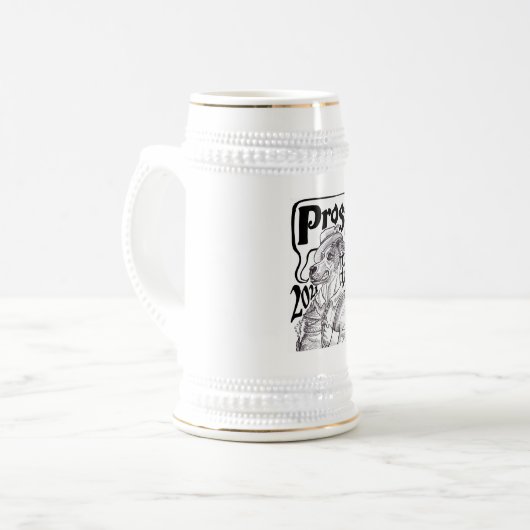 2021 Manktoberfest Stein Bierglas (Vorderseite Links)