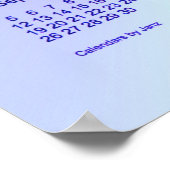 2021 Miami Shimmer Wall Calendar von Janz Poster (Ecke)