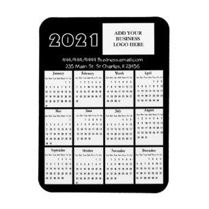 2021 Mini-Kalender-Kühlschrank-Firmenlogo Magnet