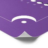 2021 - Mondkalender Lila Poster (Ecke)