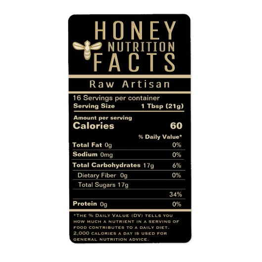 2021 Neueste Honey Nutrition Black Gold mit Biene (Vorne)